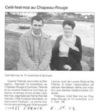 Ouest France 6 novembre 2004